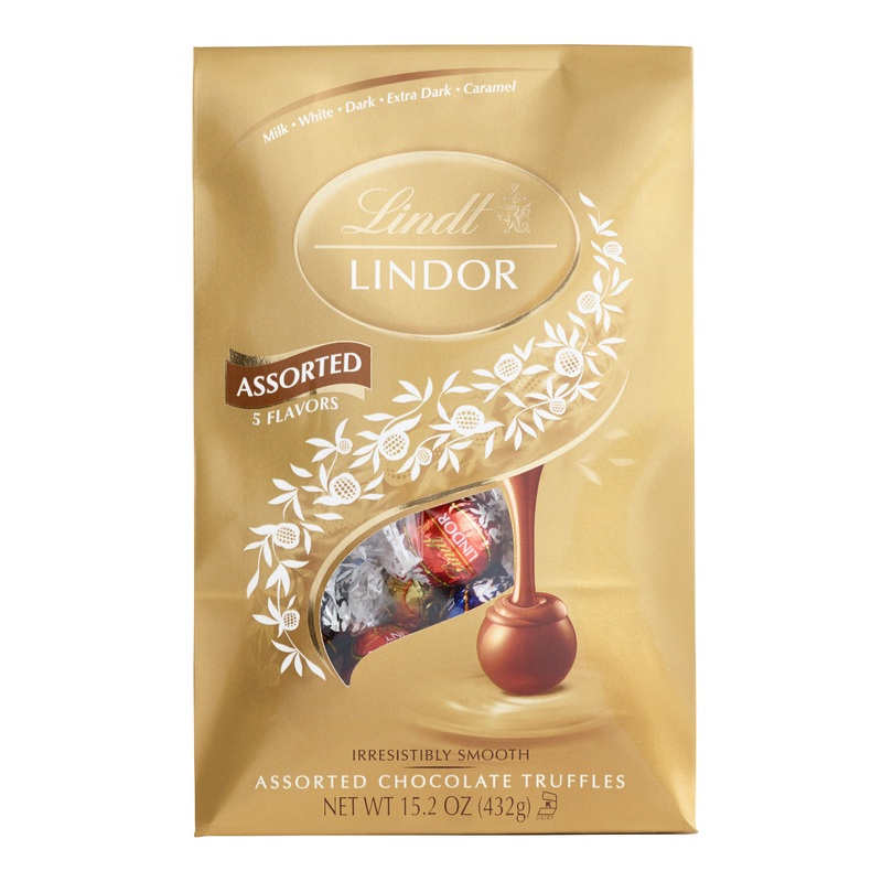 Lindt Lindor Assorted Milk Chocolate Truffles Large Bag