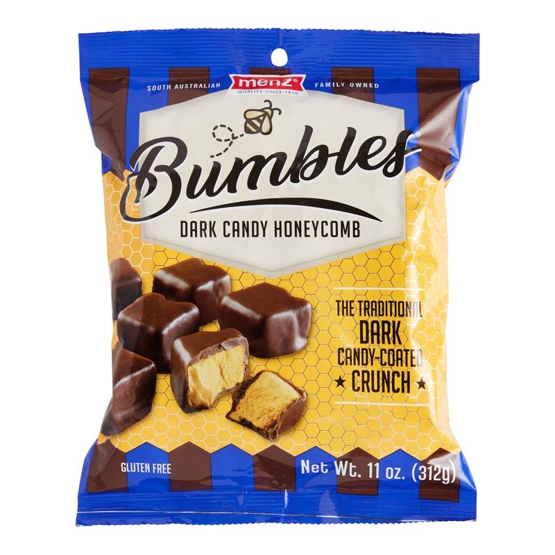 Menz Bumbles Dark Chocolate Honeycomb Candy