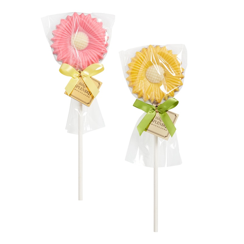 Milk Chocolate Daisy Lollipop
