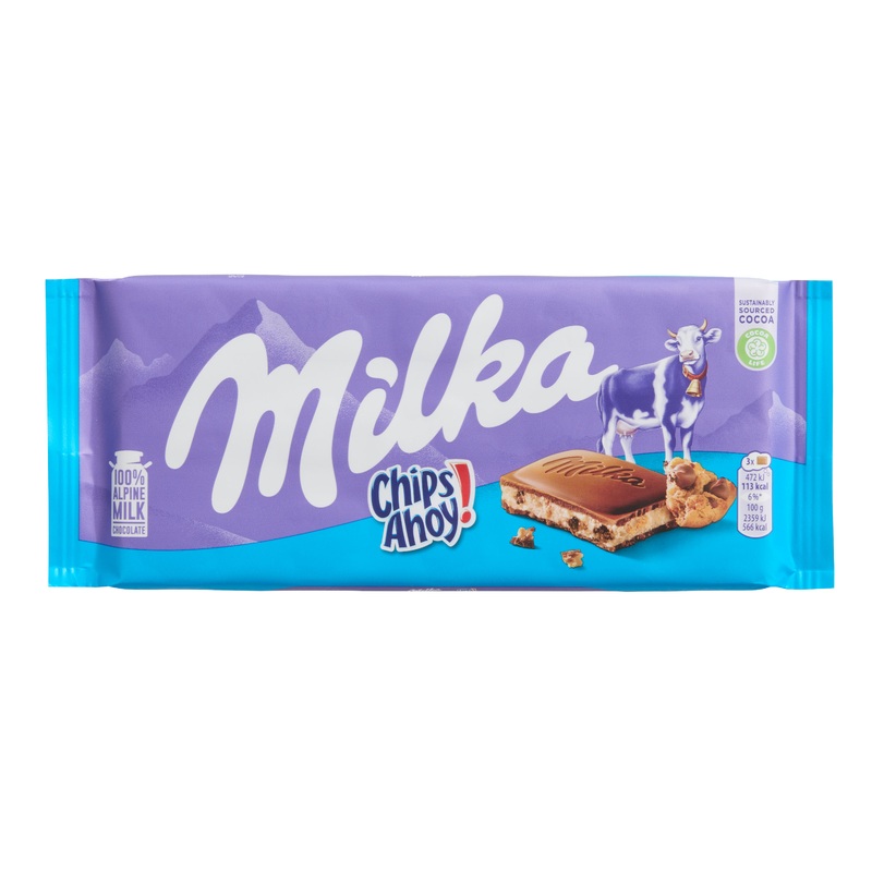 Milka Chips Ahoy Milk Chocolate Bar