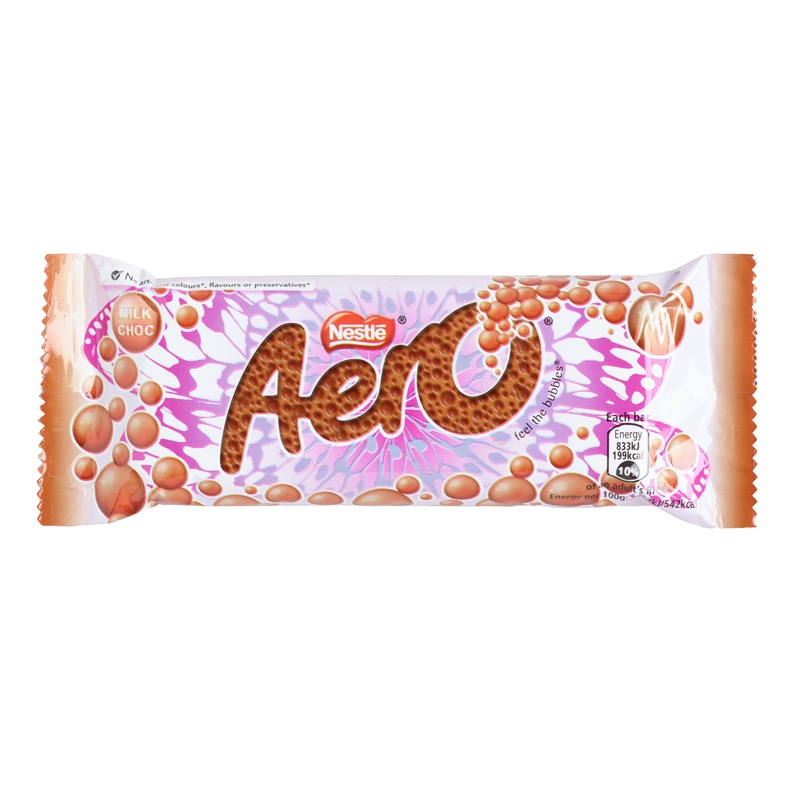 Nestle Aero Milk Chocolate Bar