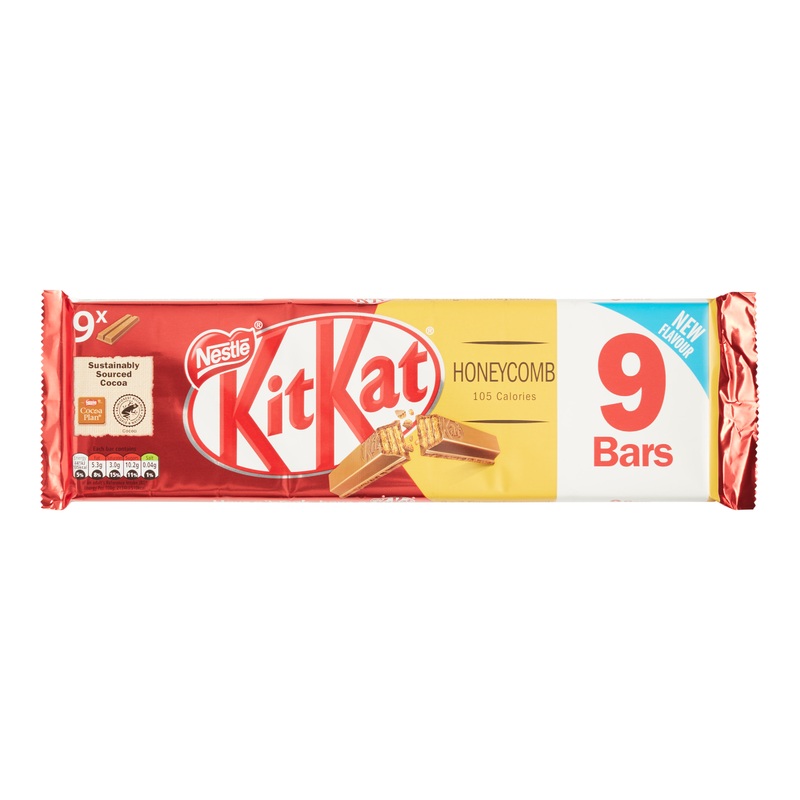 Nestle Kit Kat Honeycomb Wafer Bars 9 Piece