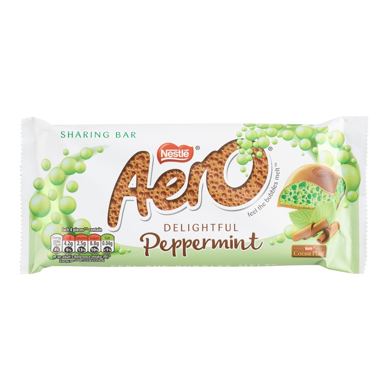 Nestle Large Aero Peppermint Milk Chocolate Bar