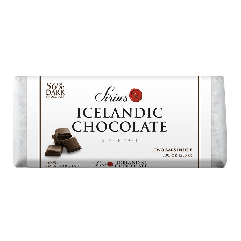Noi Sirius Icelandic 56% Dark Chocolate Bar 2 Piece