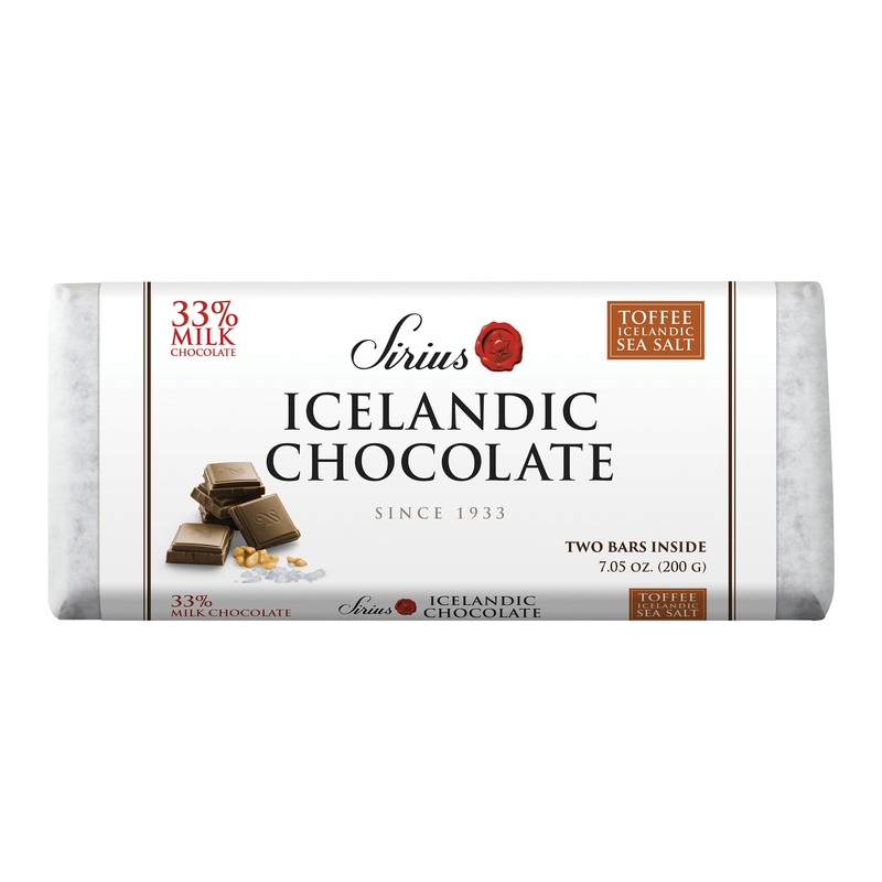Noi Sirius Icelandic Toffee Milk Chocolate Bar 2 Piece
