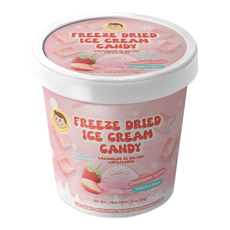 Pocas Josh-Bosh Strawberry Freeze Dried Ice Cream Candy