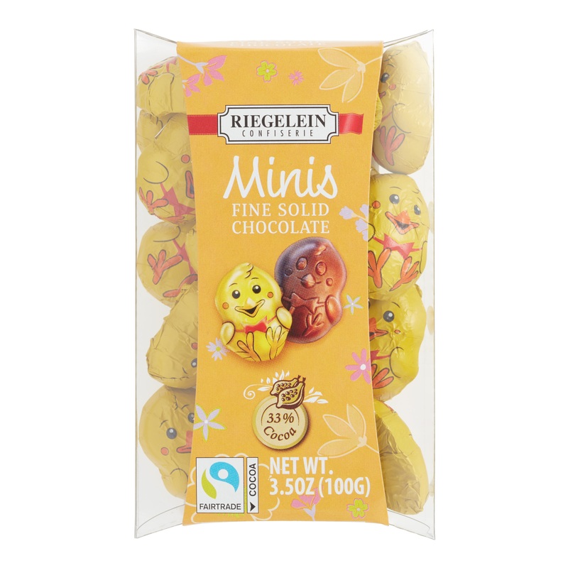 Riegelein Mini Easter Solid Milk Chocolate Chicks