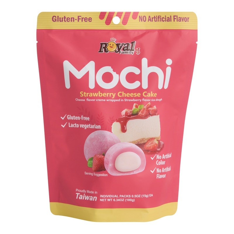 Royal Family Strawberry Cheesecake Mochi Bag