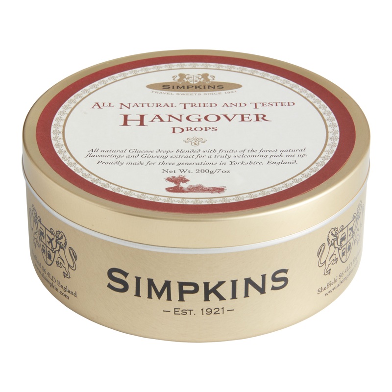 Simpkins Hangover Drops Hard Candy Tin Set of 2