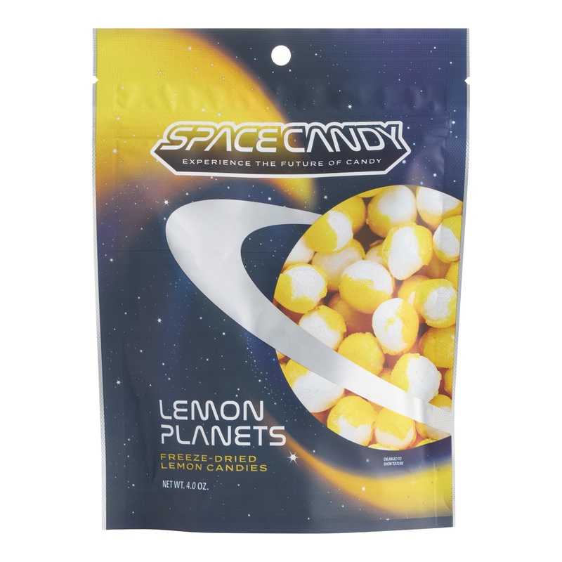 Space Candy Lemon Planets Freeze Dried Candy