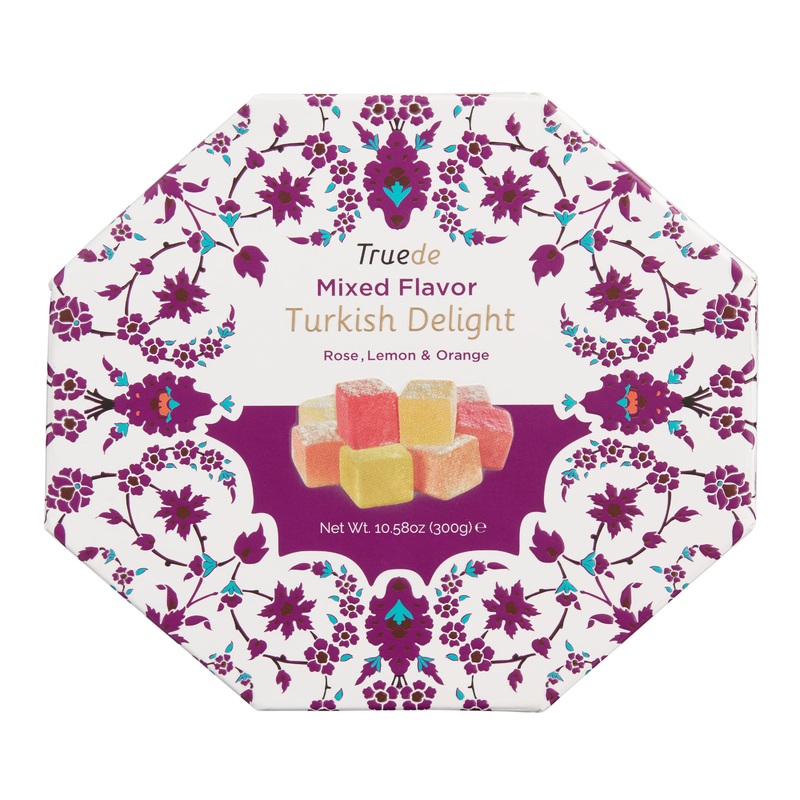 Truede Mixed Flavor Turkish Delight Hexagon Box