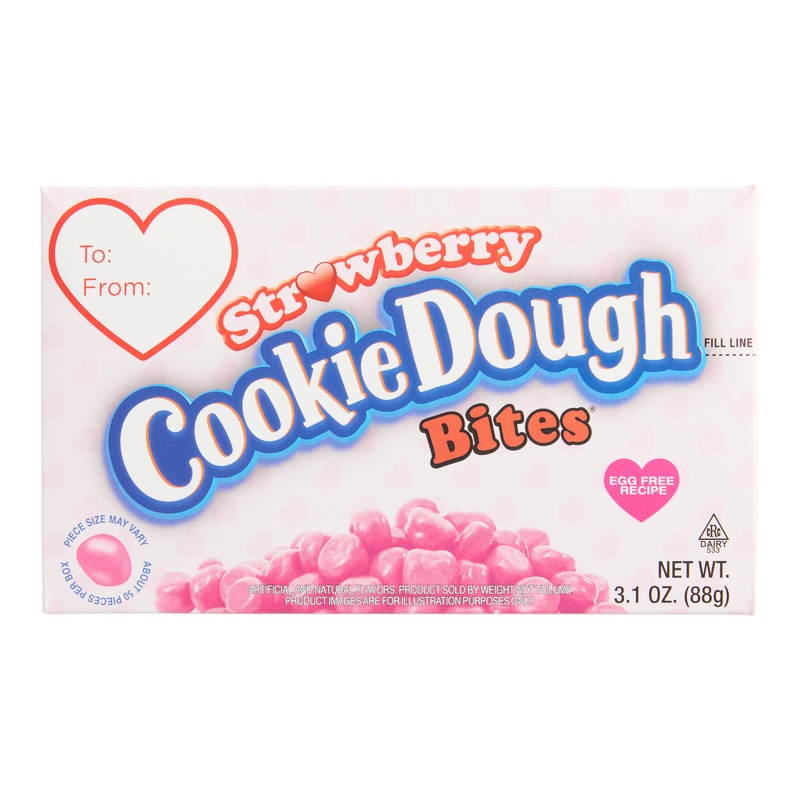 Valentine’s Strawberry Cookie Dough Bites Theater Box