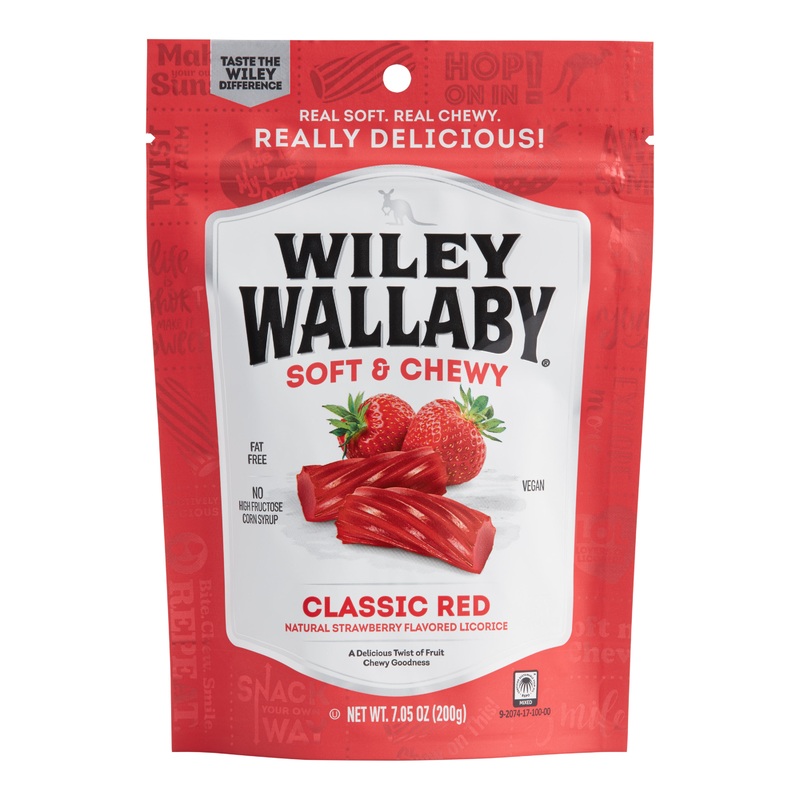 Wiley Wallaby Original Soft Red Licorice