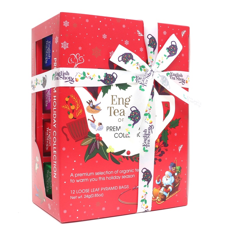 English Tea Shop Organic Christmas Tea Box 12 Count