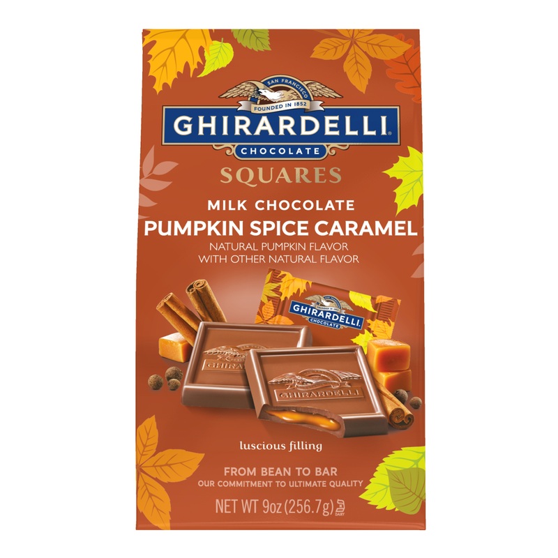 Ghiradelli Pumpkin Spice Caramel Milk Chocolate Squares Bag