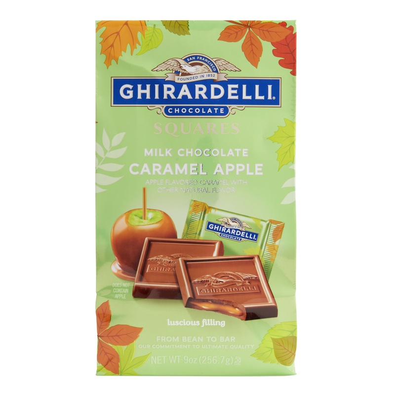 Ghirardelli Caramel Apple Milk Chocolate Squares Bag