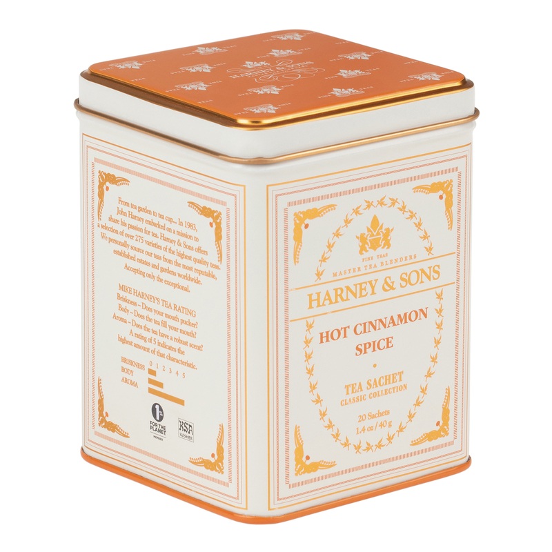 Harney & Sons Hot Cinnamon Spice Tea Sachets 20 Count