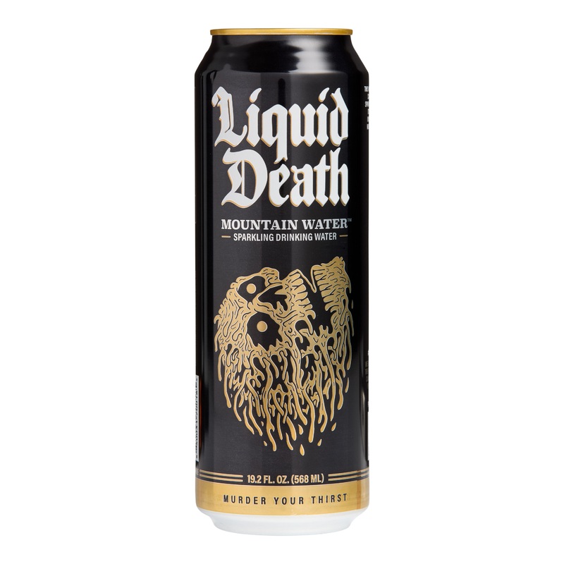 Liquid Death Sparkling Water King Can Size