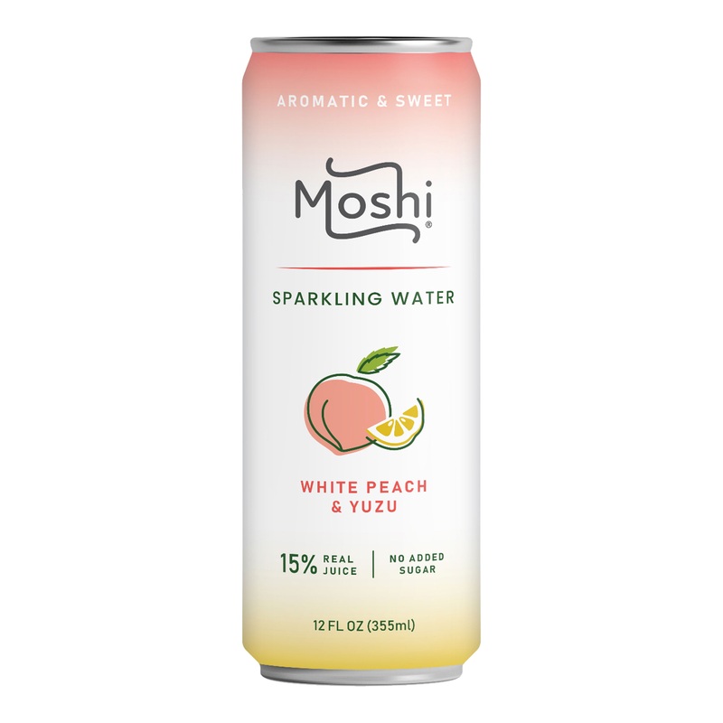Moshi White Peach and Yuzu Sparkling Water