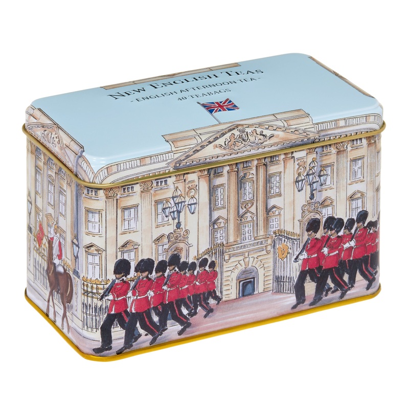 New English Teas Buckingham Palace Tea Tin 40 Count