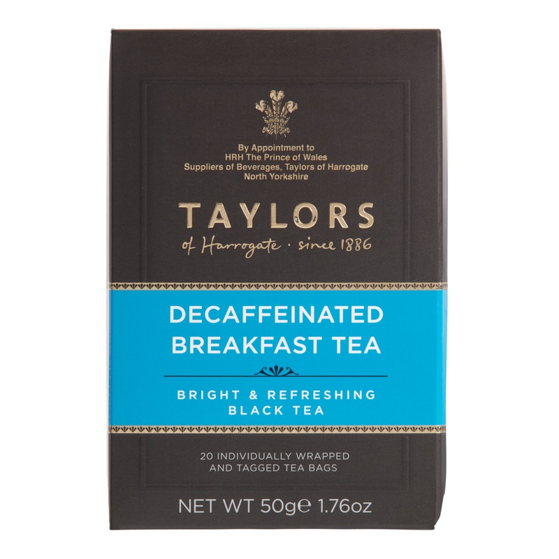 Taylors of Harrogate Decaffeinated Breakfast Tea 20 Count