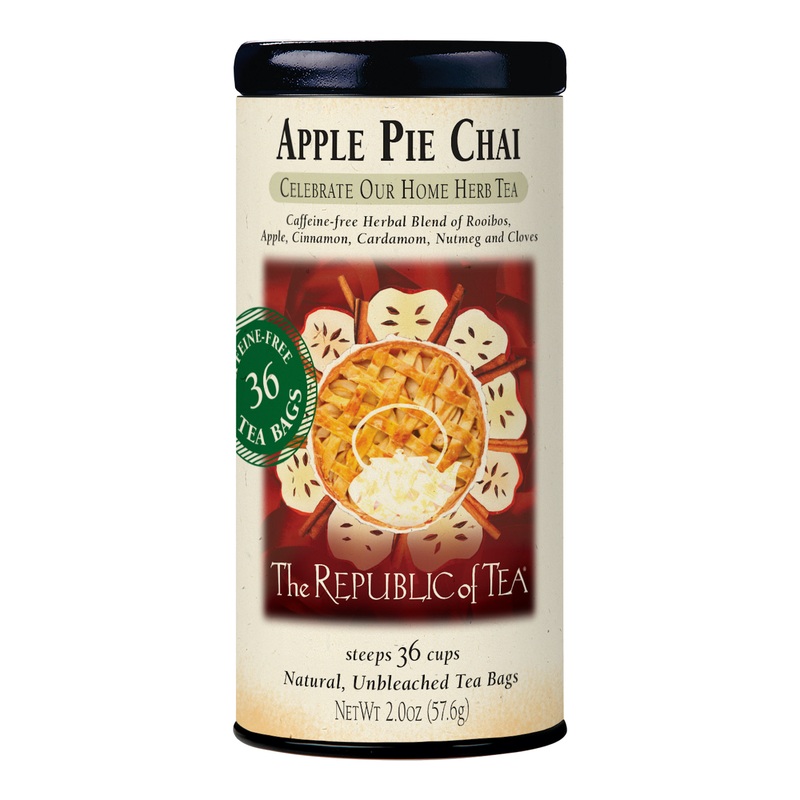 The Republic Of Tea Apple Pie Chai Tea 36 Count