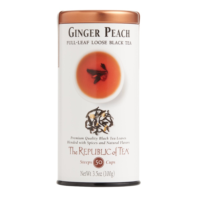 The Republic of Tea Ginger Peach Loose Leaf Black Tea