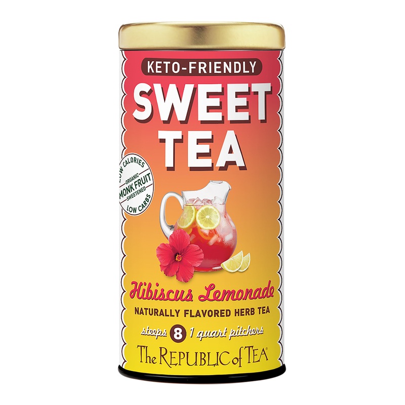 The Republic Of Tea Hibiscus Lemonade Sweet Tea 8 Count