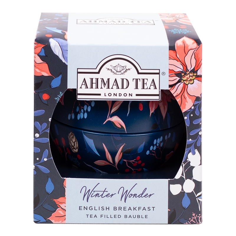 Ahmad Tea Winter Wonder Loose Leaf  English Breakfast Tea Bauble