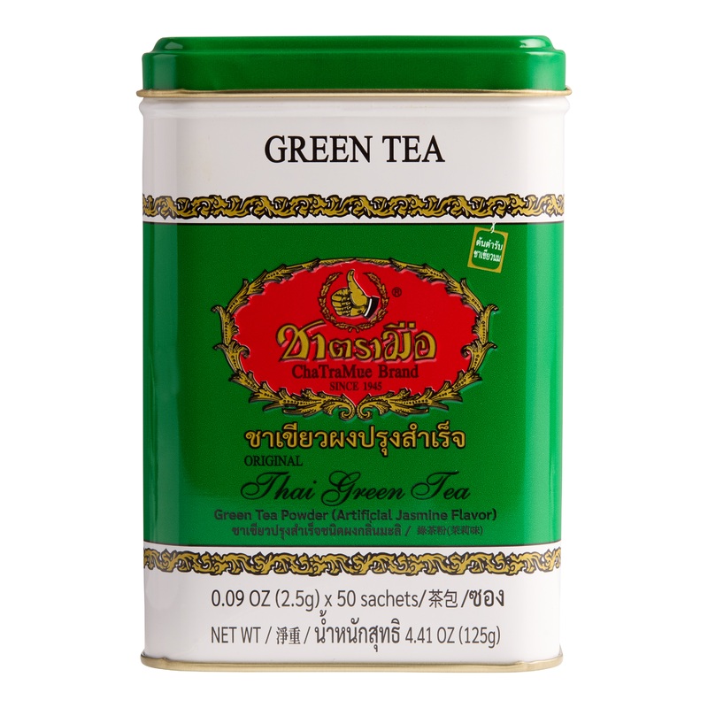 ChaTraMue Green Tea Tin 50 Count