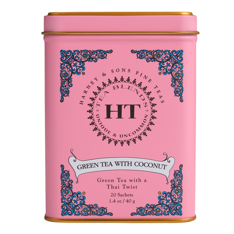 Harney & Sons Green Tea with Coconut Sachets 20 Count