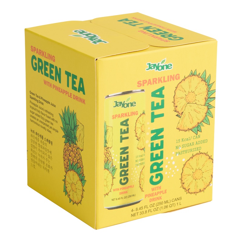 Jayone Green Tea with Pineapple Drink 4 Pack
