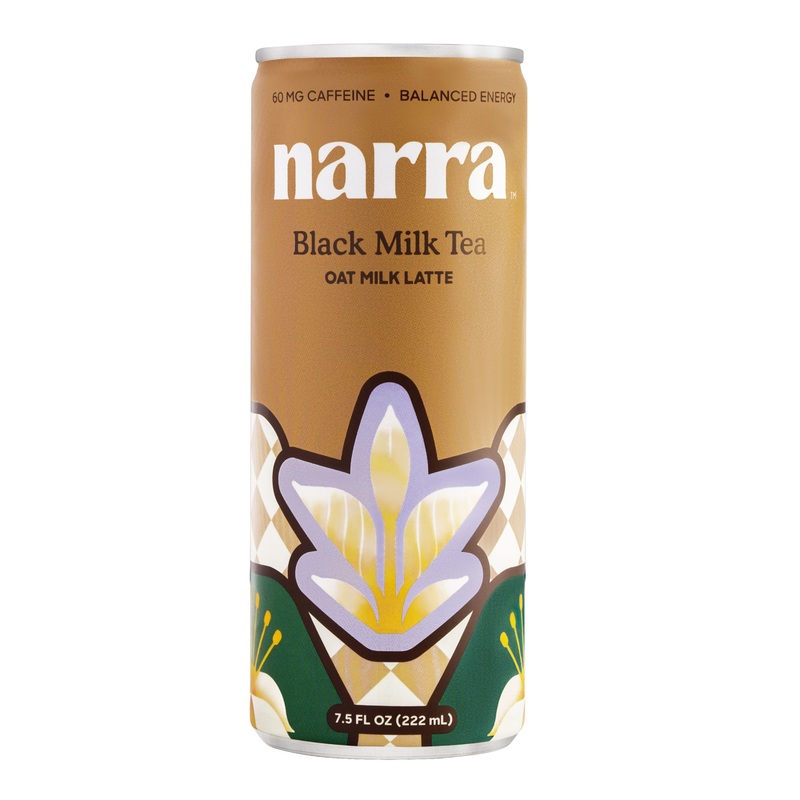 Narra Black Oat Milk Tea Latte