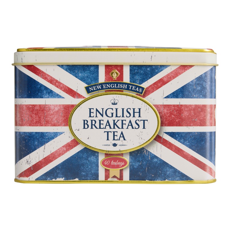 New English Teas English Breakfast Union Jack Tea 40 Count