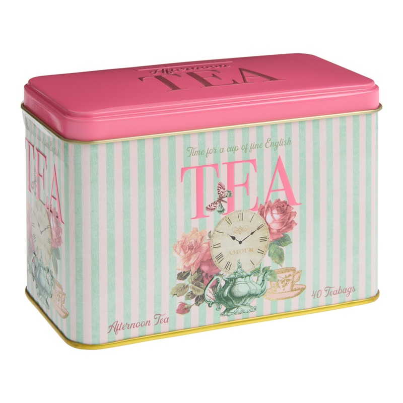 New English Teas Tea Time Afternoon Tea Tin 40 Count