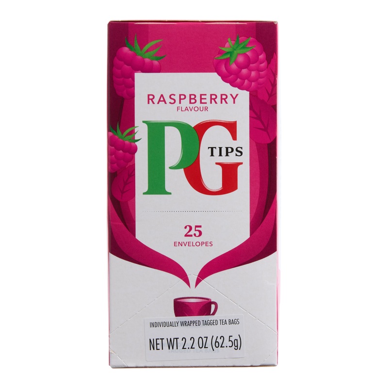 PG Tips Raspberry Herbal Tea 25 Count