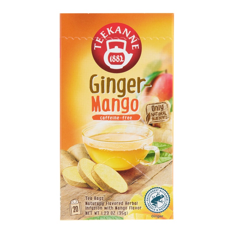 Teekanne Ginger Mango Herbal Tea 20 Count