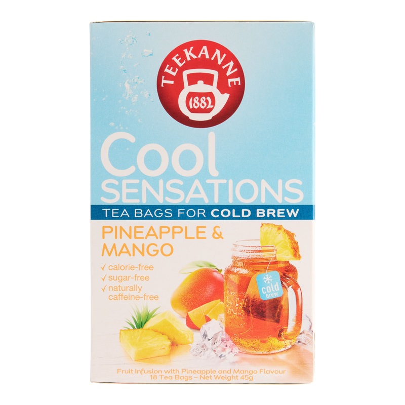 Teekanne Pineapple Mango Herbal Cold Brew Tea 18 Count