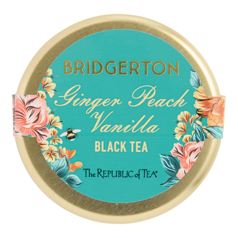 The Republic of Tea Bridgerton Ginger Peach Vanilla Tea 6 Ct