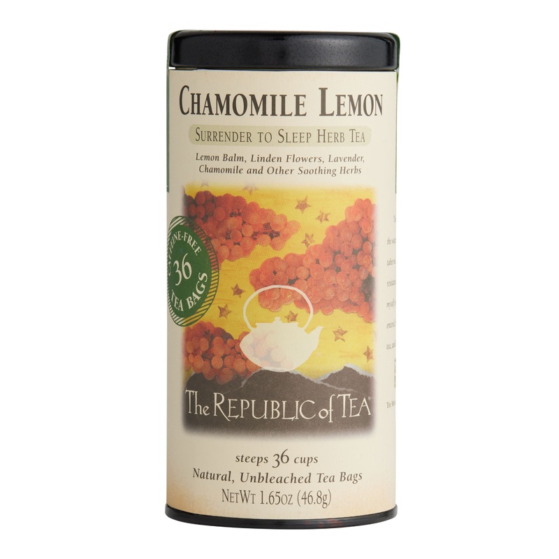 The Republic of Tea Chamomile Lemon Herbal Tea 36 Count