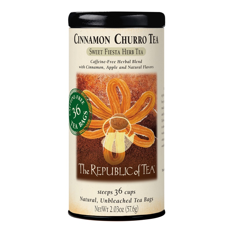 The Republic of Tea Cinnamon Churro Herbal Tea 36 Count