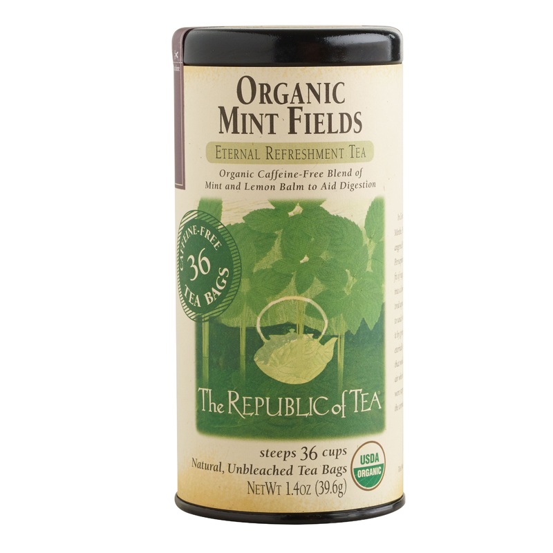 The Republic of Tea Organic Mint Fields Herbal Tea 36 Count