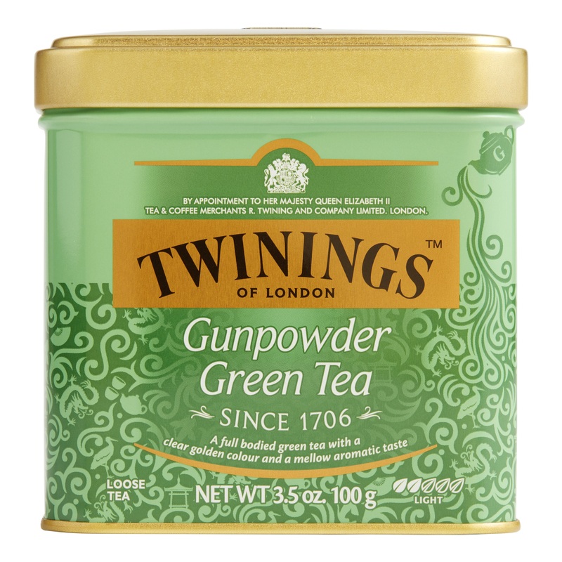 Twinings Gunpowder Green Loose Leaf Tea Tin