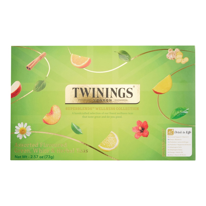 Twinings Superblends Collection Tea Gift Box 40 Count
