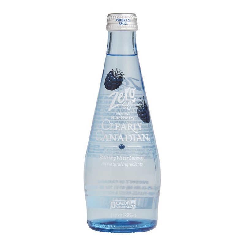 Clearly Canadian Forest Blackberry Zero Sugar Sparkling Beve