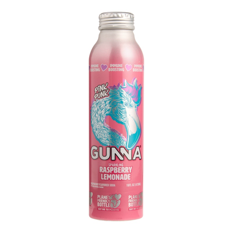 Gunna Pink Punk Sparkling Raspberry Lemonade 16 oz. Can