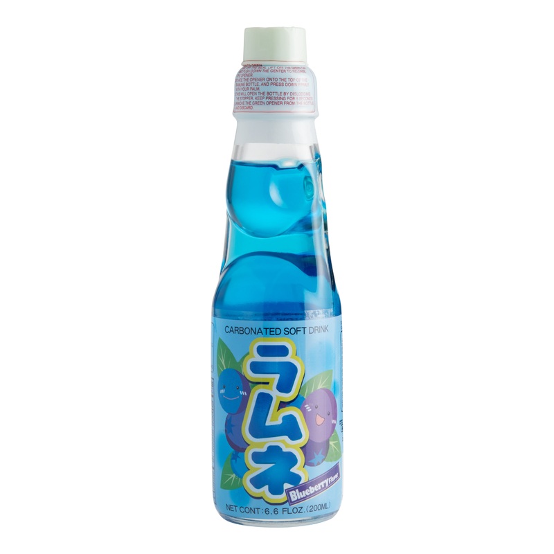 Hatakosen Blueberry Ramune Soda