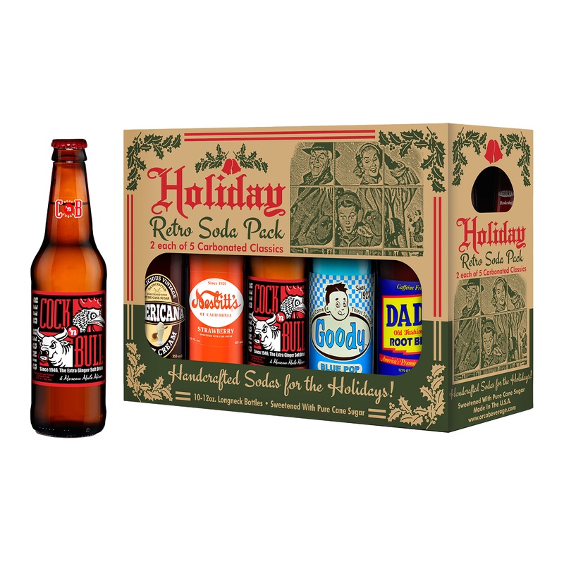 Holiday Retro Soda Variety 10 Pack