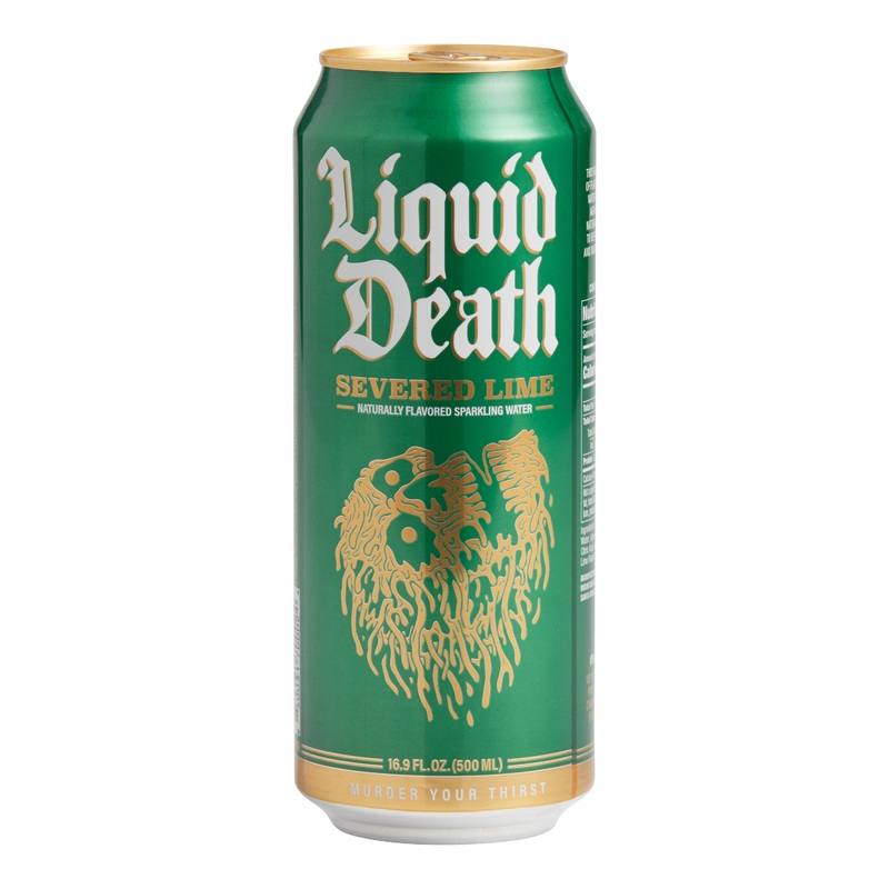 Liquid Death Severed Lime Sparkling Water