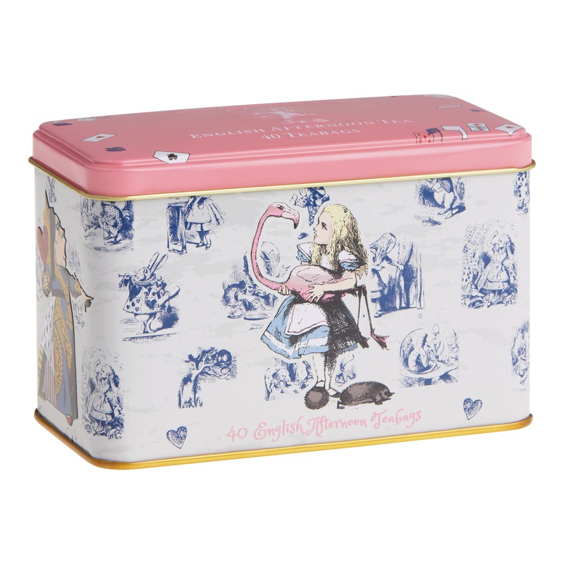 New English Teas Alice In Wonderland Afternoon Tea Tin 40 Ct